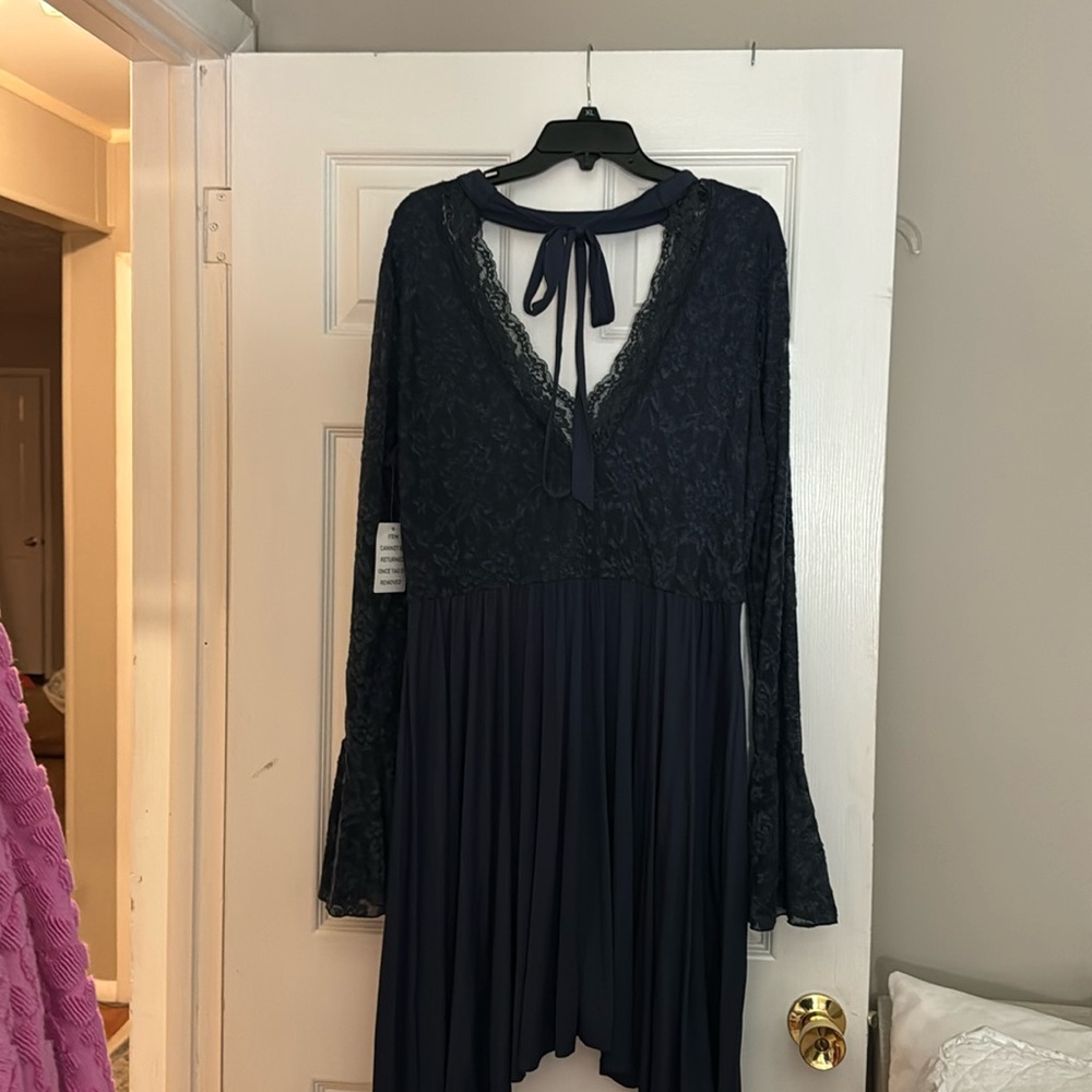 Brand new blue dress lace